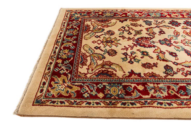 Detail image of 3' 11 x 7' 3 Hand Knotted Kashan Wool Rug