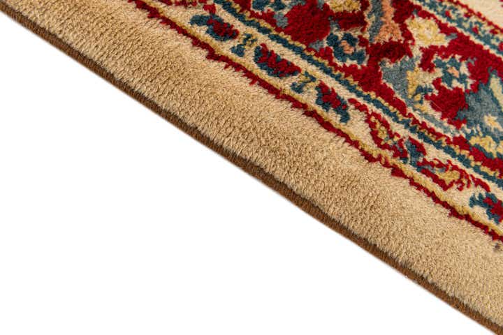 3' 11 x 7' 3 Hand Knotted Kashan Wool Rug