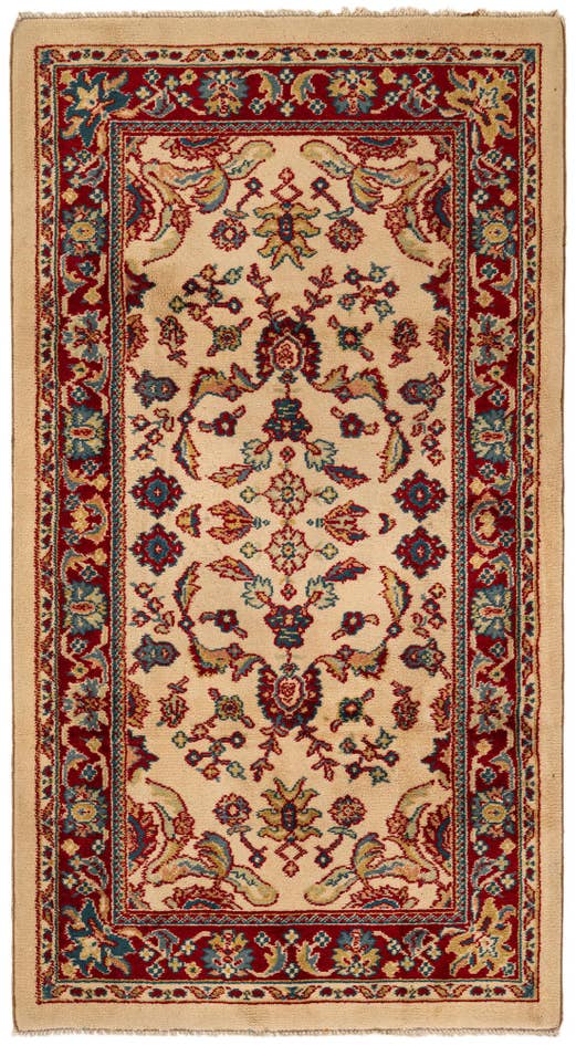 Detail image of 3' 11 x 7' 3 Hand Knotted Kashan Wool Rug