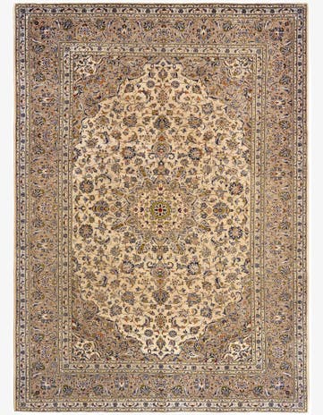 8' x 11' 2 Kashan Wool Rug