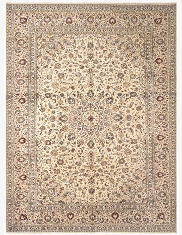 9' 9 x 13' Kashan Wool Rug