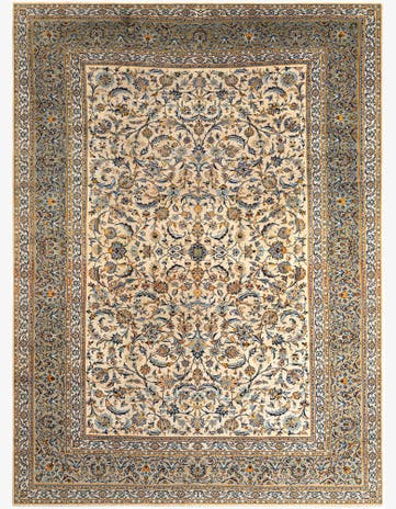 9' 5 x 12' 10 Kashan Wool Rug