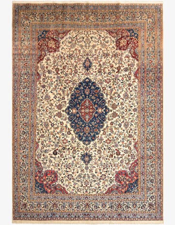 8' x 11' 6 Kashan Wool Rug