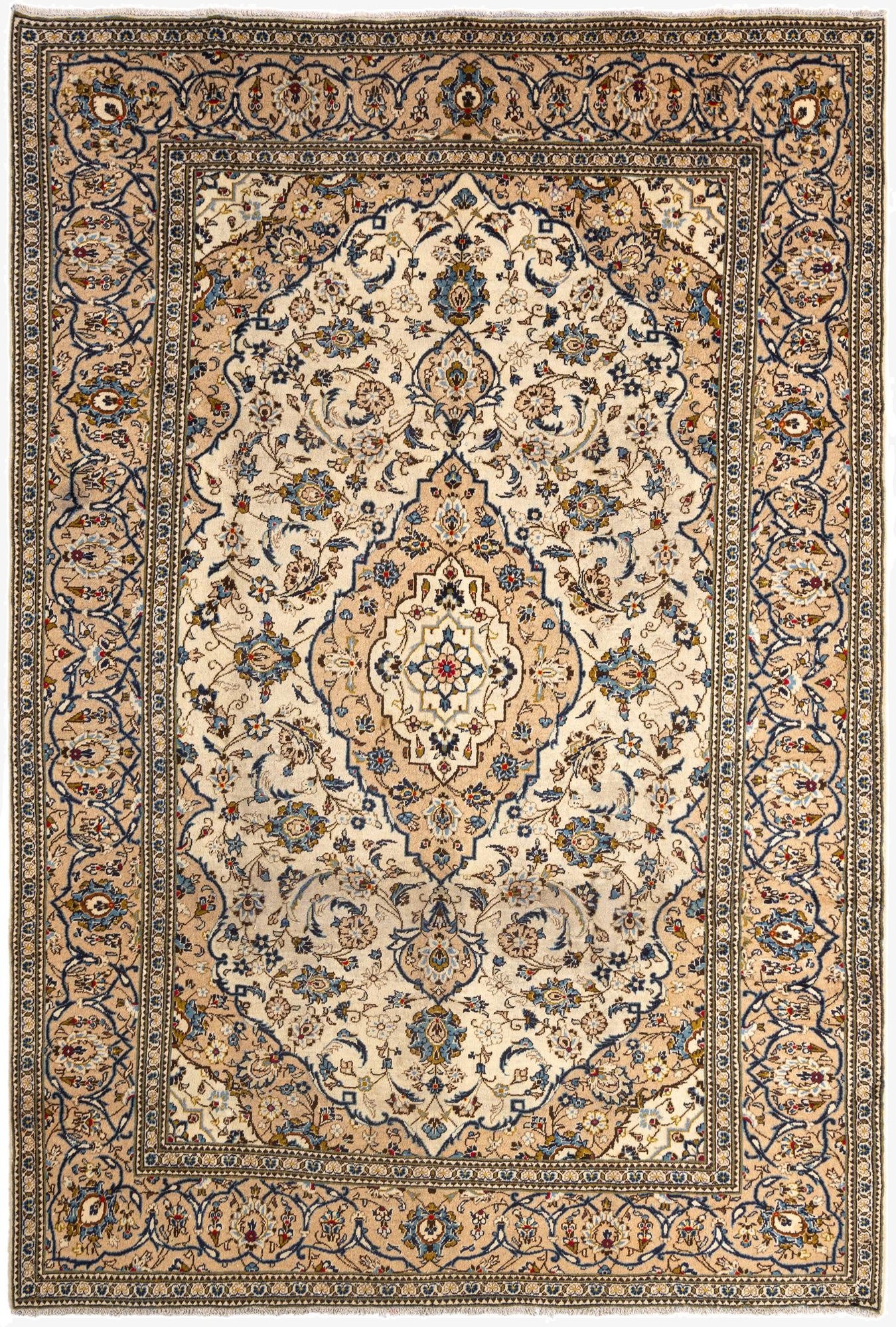 243cm x 360cm Kashan Wool Rug