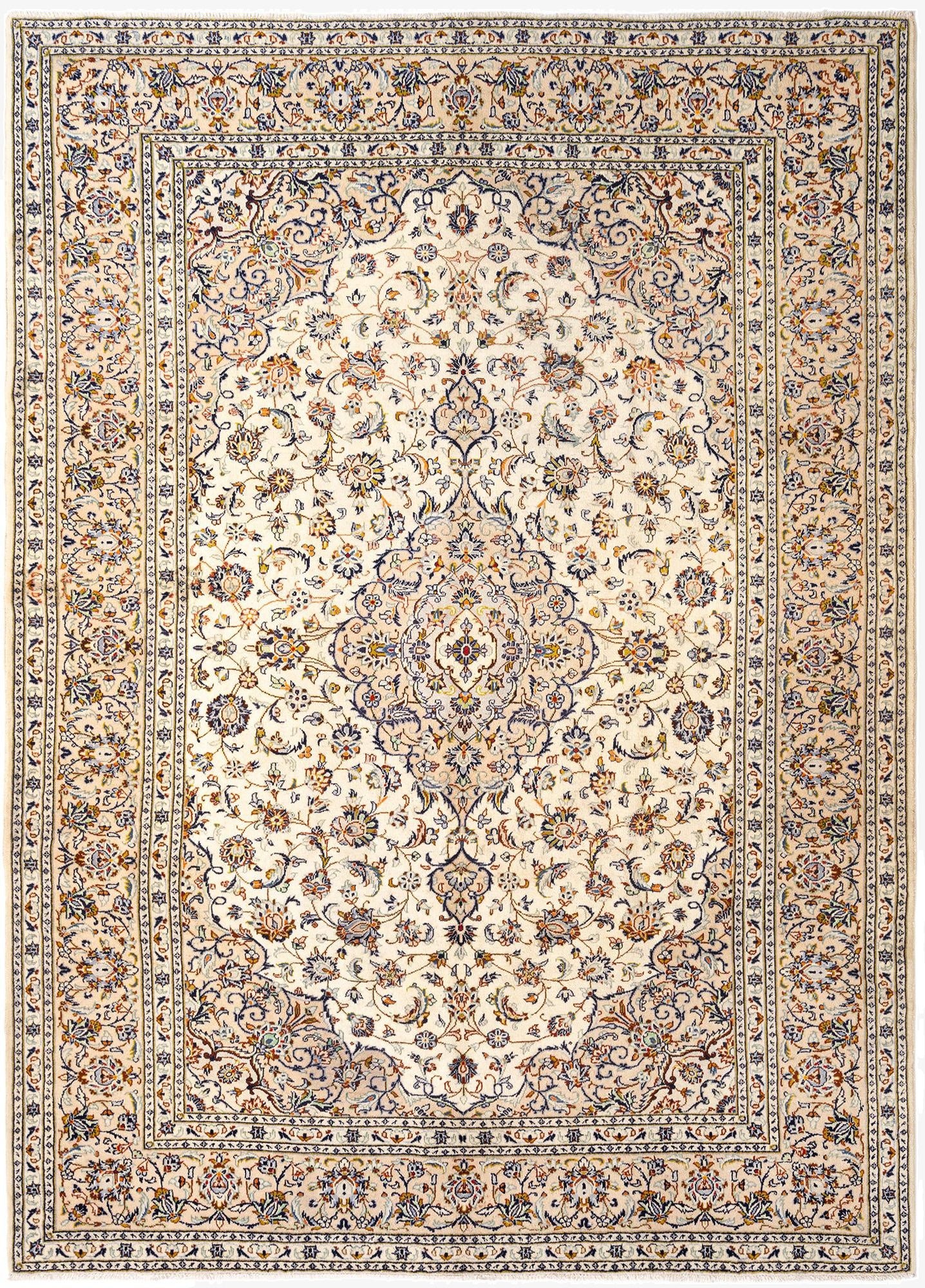 7' 11 x 11' 1 Kashan Wool Rug