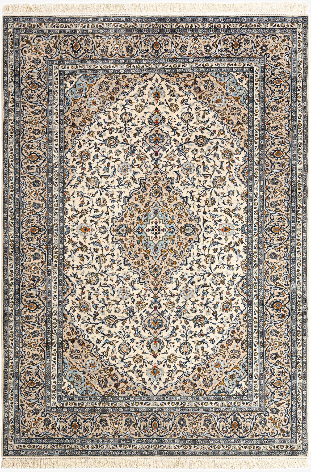 8' 2 x 11' 10 Kashan Wool Rug
