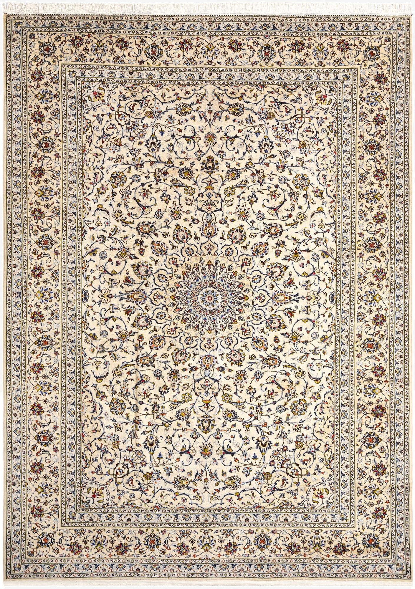 9' 5 x 13' Kashan Wool Rug