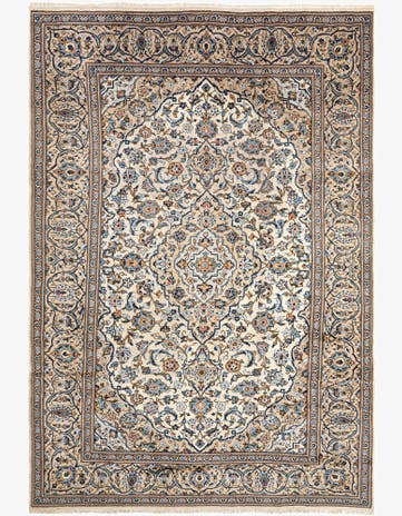 8' x 11' 6 Kashan Wool Rug