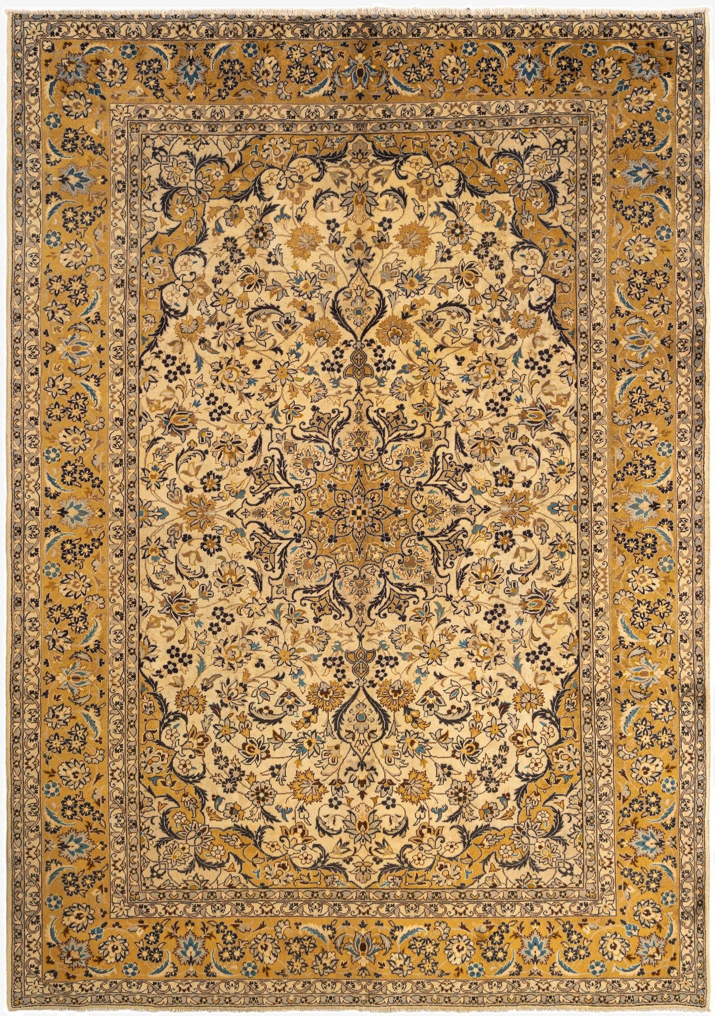 8' 10 x 12' 7 Kashan Wool Rug
