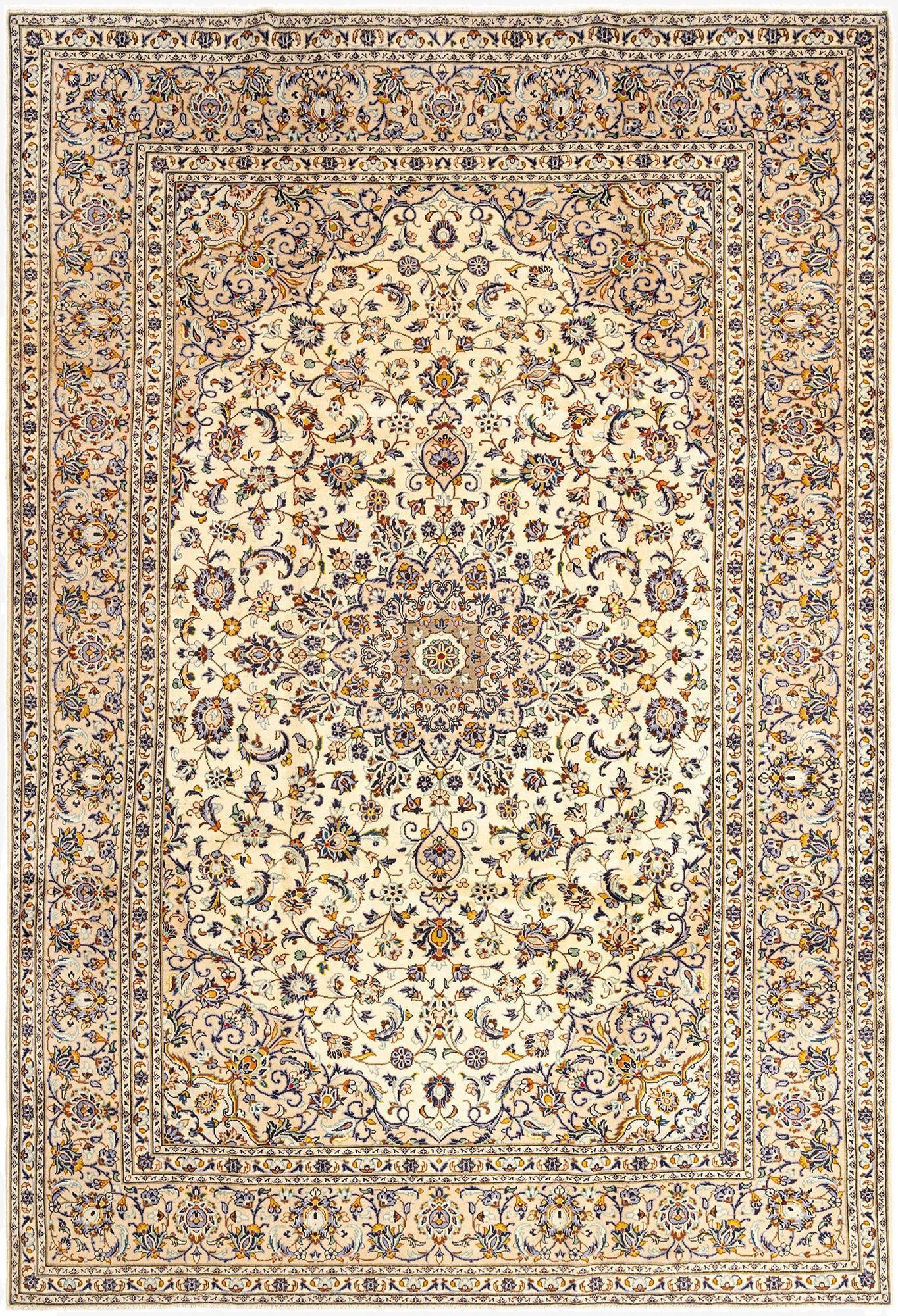 8' x 11' 6 Kashan Rug