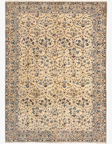 7' 3 x 10' 1 Kashan Wool Rug