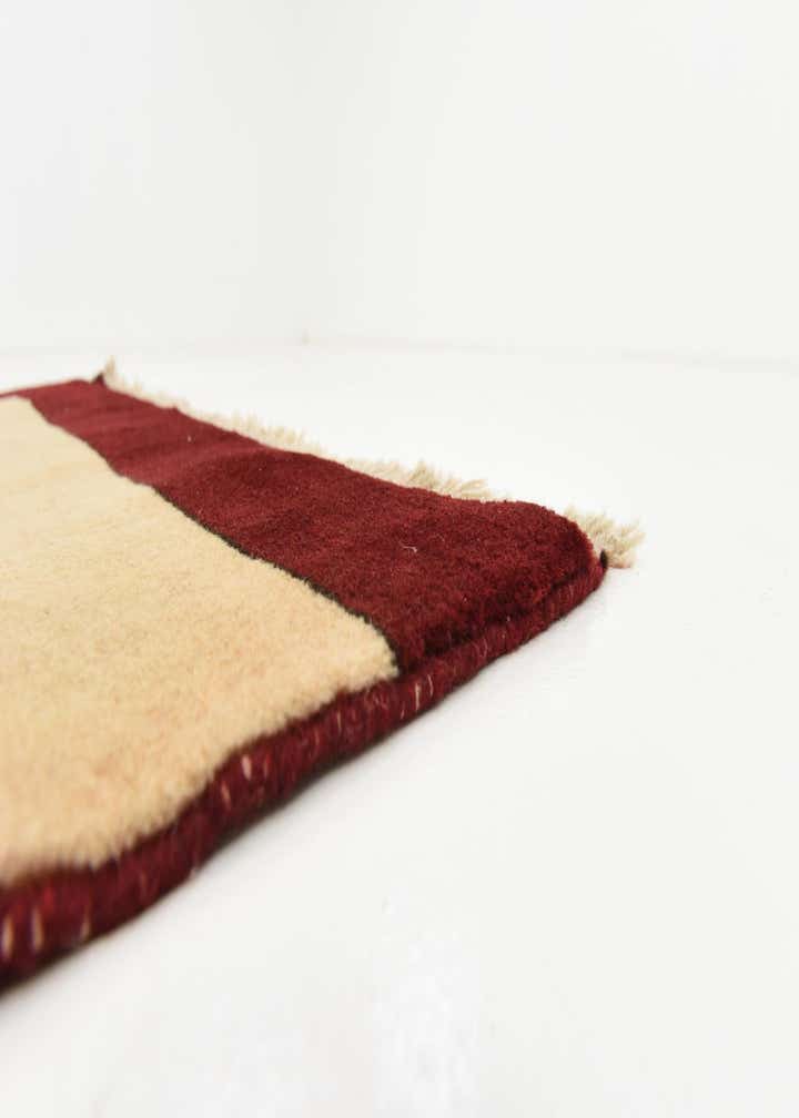 3' 7 x 4' 10 Hand Knotted Kashkuli Gabbeh Persian Wool Rug