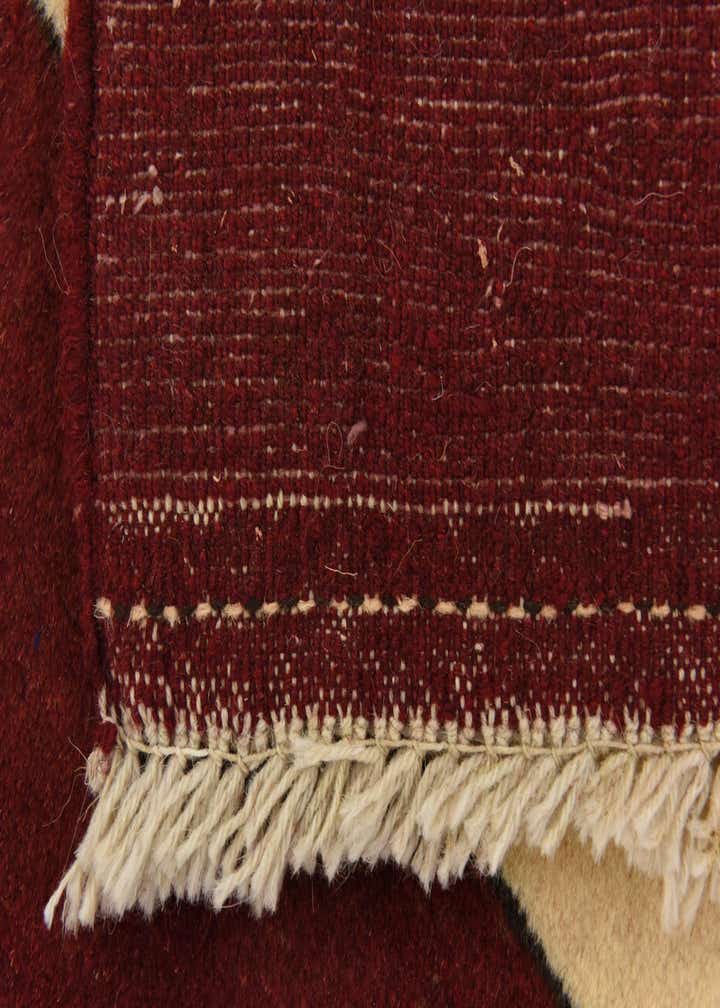 3' 7 x 4' 10 Hand Knotted Kashkuli Gabbeh Persian Wool Rug