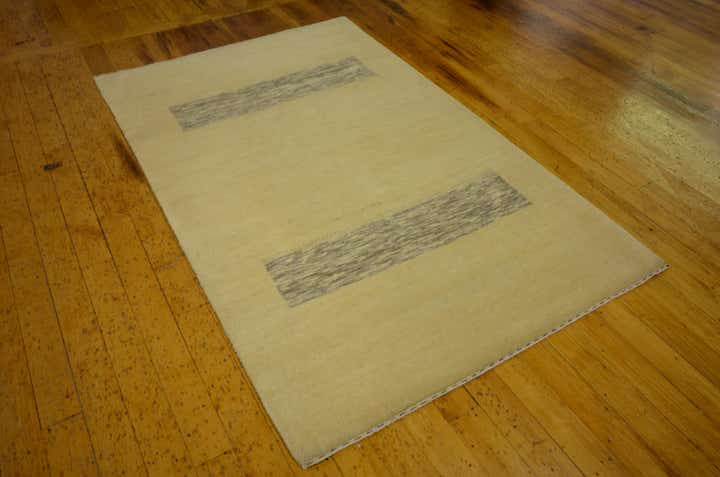3' 11 x 6' 2 Hand Knotted Kashkuli Gabbeh Oriental Wool Rug