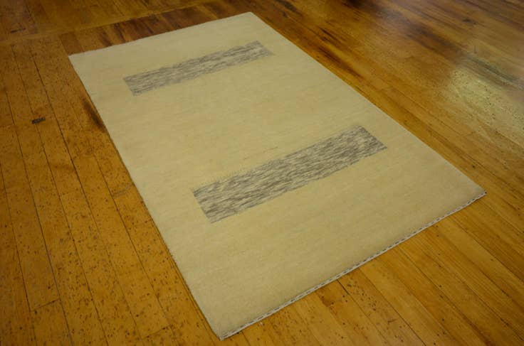Detail image of 3' 11 x 6' 2 Hand Knotted Kashkuli Gabbeh Oriental Wool Rug