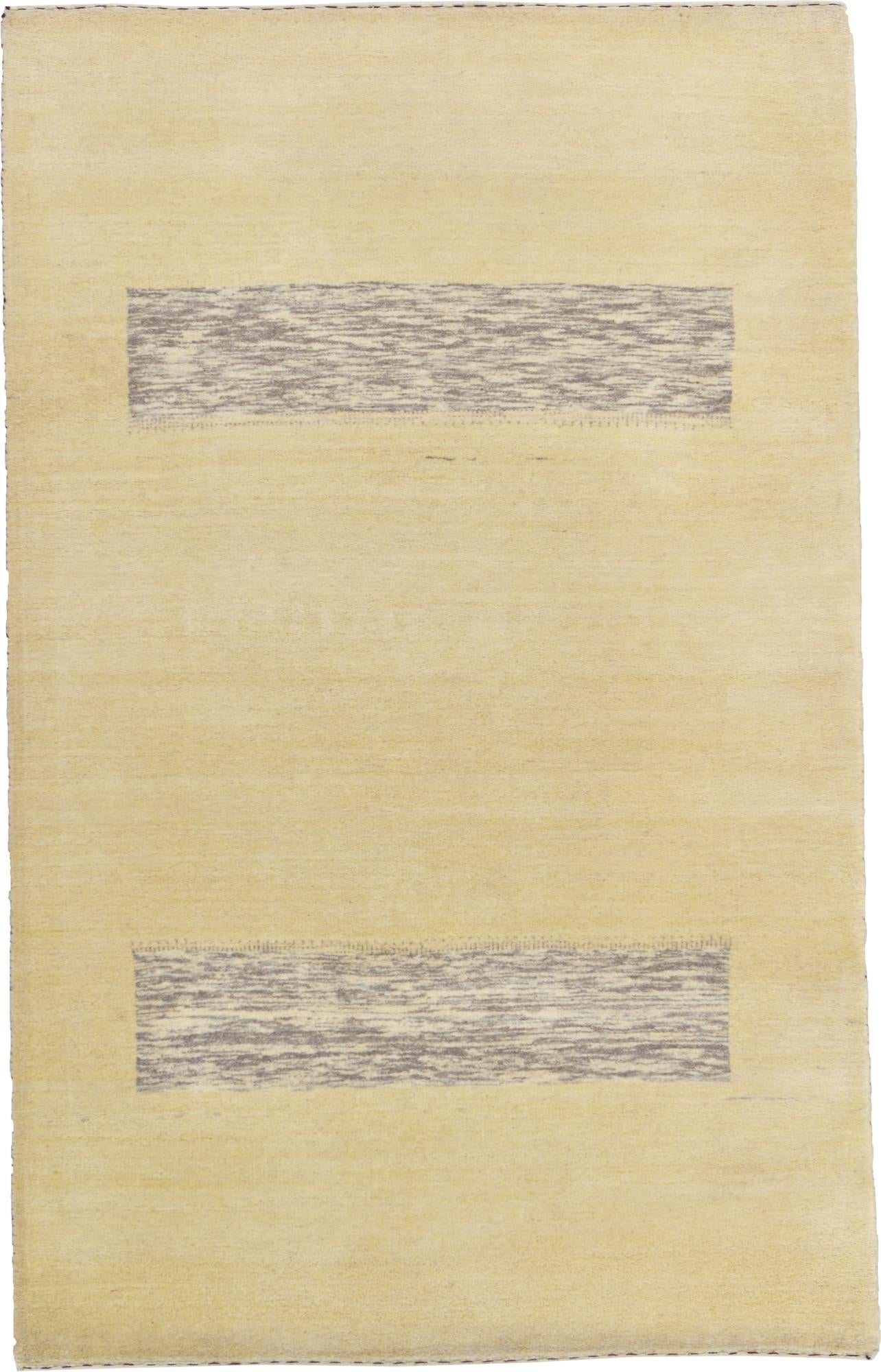 3' 11 x 6' 2 Hand Knotted Kashkuli Gabbeh Oriental Wool Rug