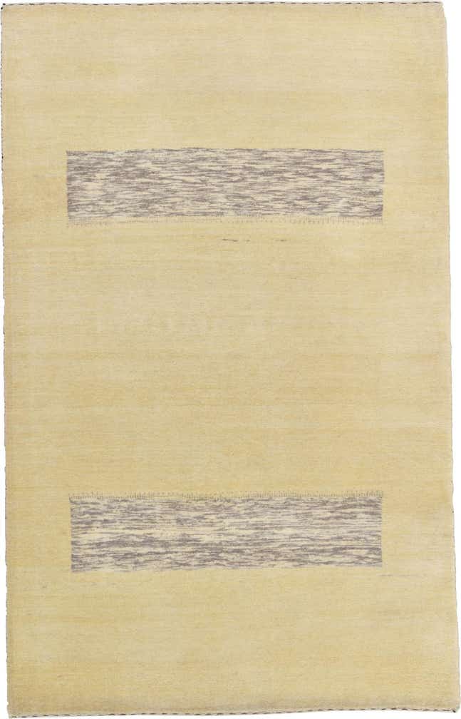 3' 11 x 6' 2 Hand Knotted Kashkuli Gabbeh Oriental Wool Rug