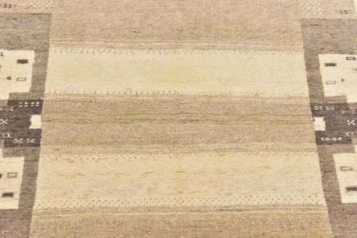 Detail image of 3' 10 x 6' Hand Knotted Kashkuli Gabbeh Wool Rug