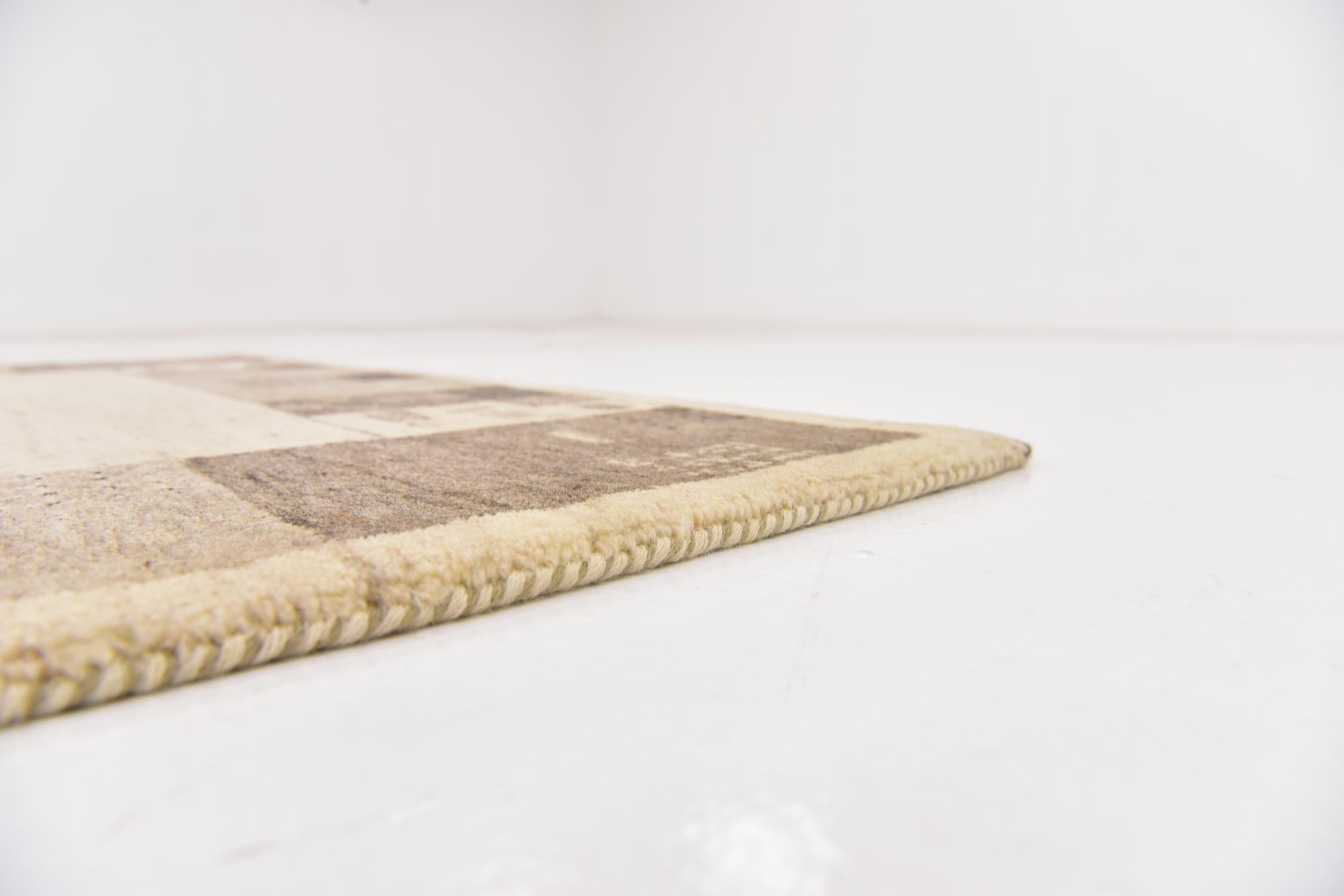 3' 10 x 6' Hand Knotted Kashkuli Gabbeh Wool Rug
