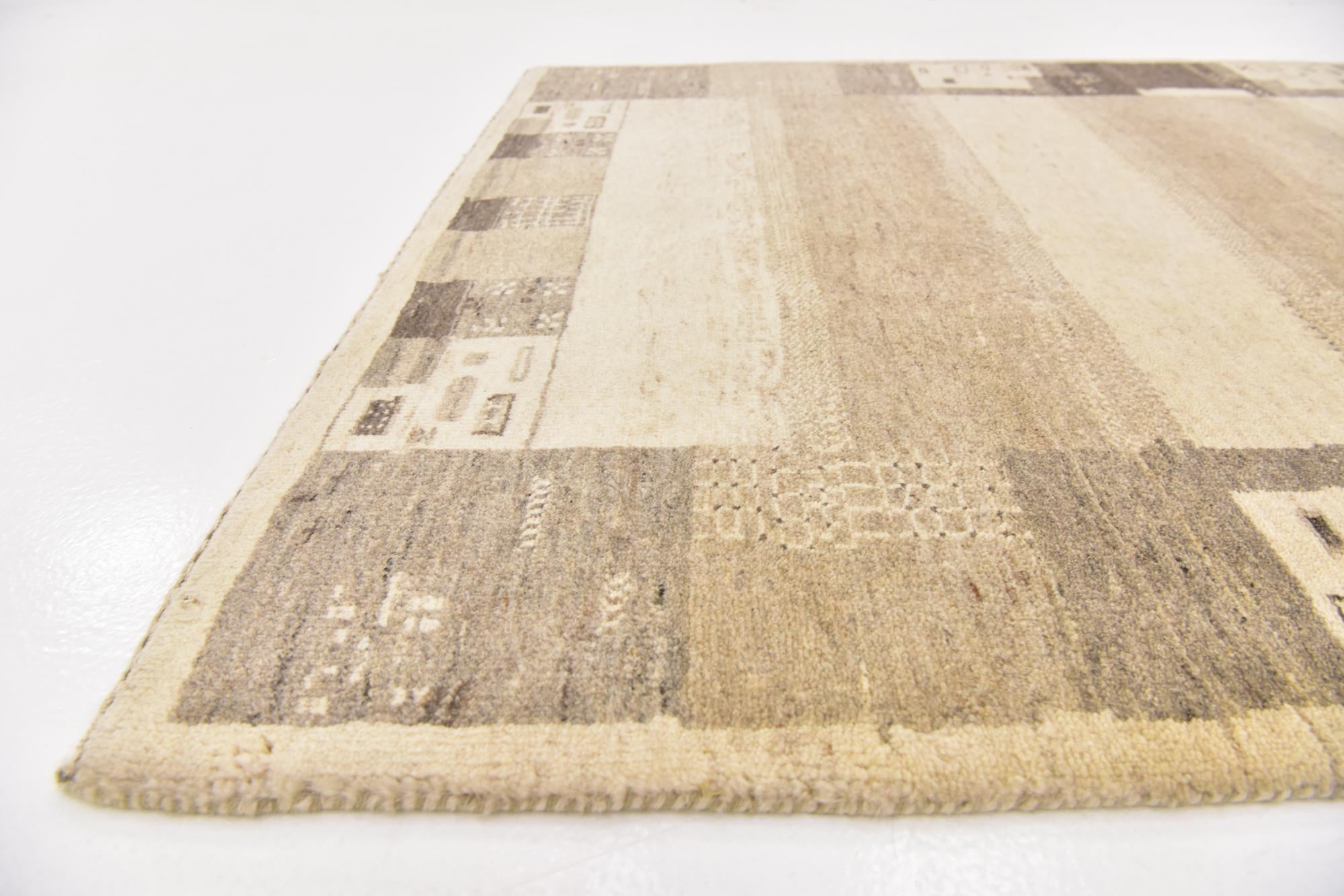 3' 10 x 6' Hand Knotted Kashkuli Gabbeh Wool Rug