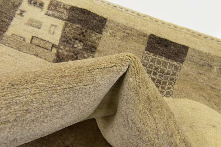 4' x 6' Hand Knotted Kashkuli Gabbeh Wool Rug