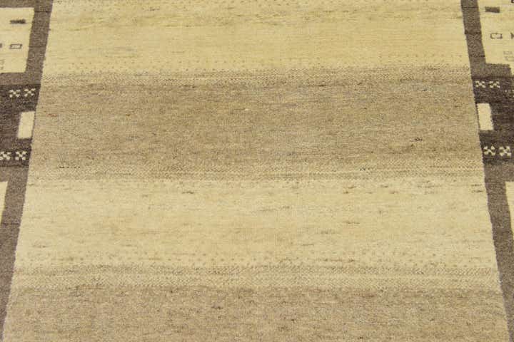 4' x 6' Hand Knotted Kashkuli Gabbeh Wool Rug