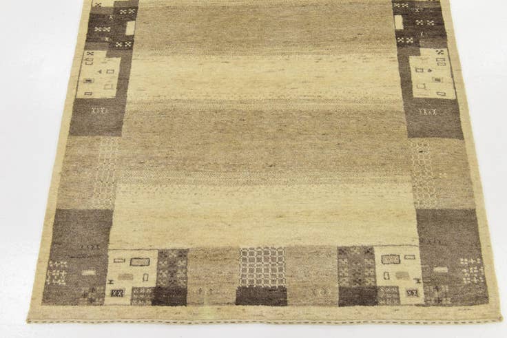 Detail image of 4' x 6' Hand Knotted Kashkuli Gabbeh Wool Rug