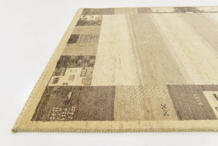 Detail image of 4' x 6' Hand Knotted Kashkuli Gabbeh Wool Rug