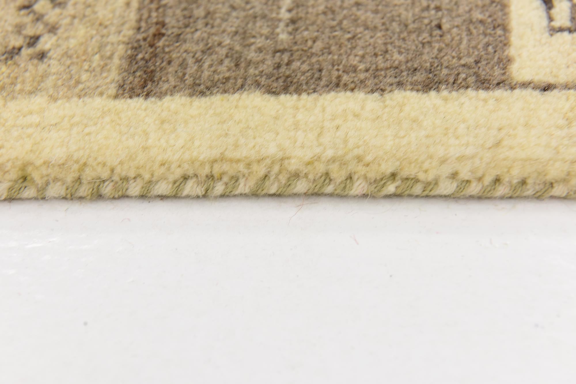 4' x 6' Hand Knotted Kashkuli Gabbeh Wool Rug