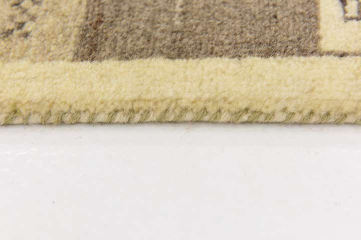4' x 6' Hand Knotted Kashkuli Gabbeh Wool Rug