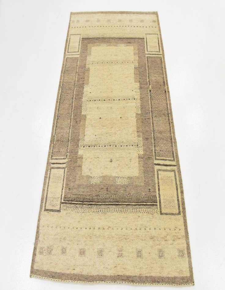Detail image of 3' 10 x 5' 8 Hand Knotted Kashkuli Gabbeh Wool Rug