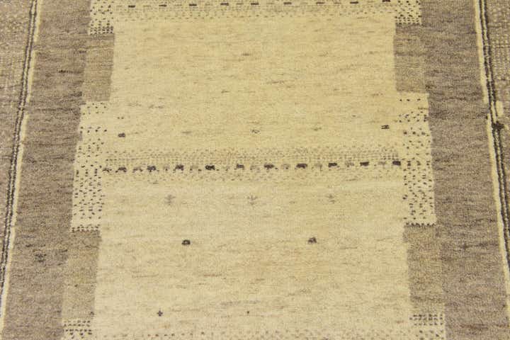 3' 10 x 5' 8 Hand Knotted Kashkuli Gabbeh Wool Rug