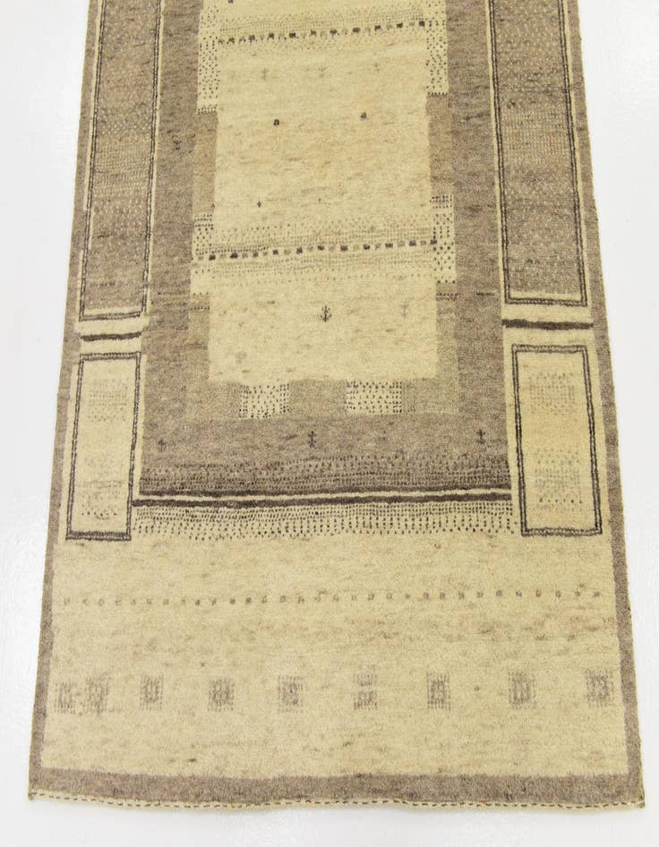 Detail image of 3' 10 x 5' 8 Hand Knotted Kashkuli Gabbeh Wool Rug
