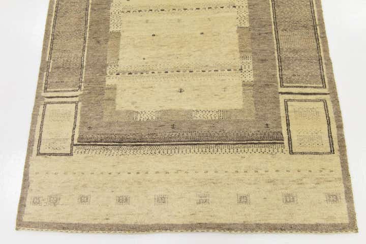 3' 10 x 5' 8 Hand Knotted Kashkuli Gabbeh Wool Rug