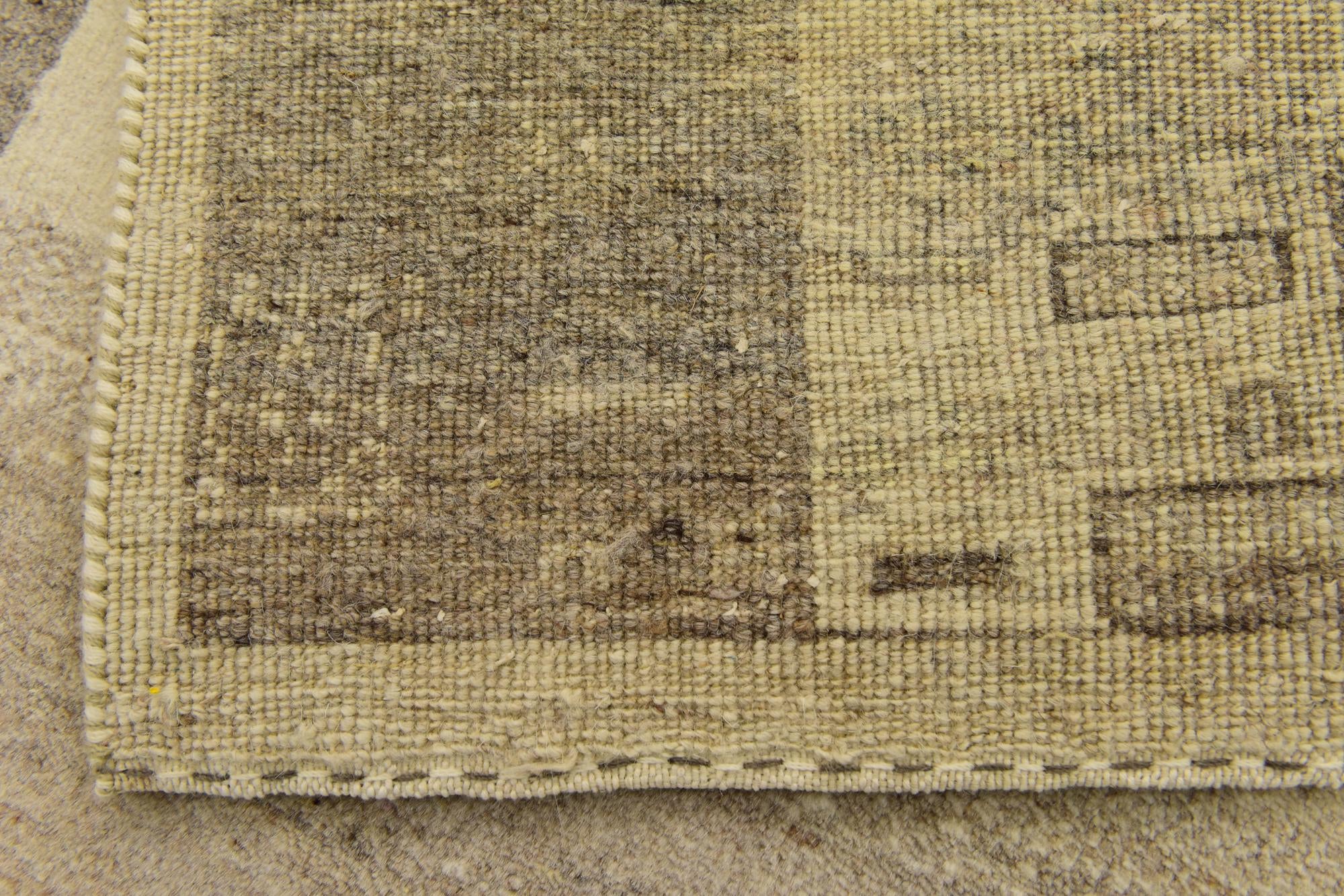 4' x 6' Hand Knotted Kashkuli Gabbeh Wool Rug