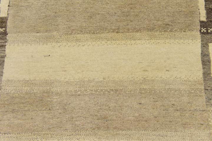 4' x 6' Hand Knotted Kashkuli Gabbeh Wool Rug