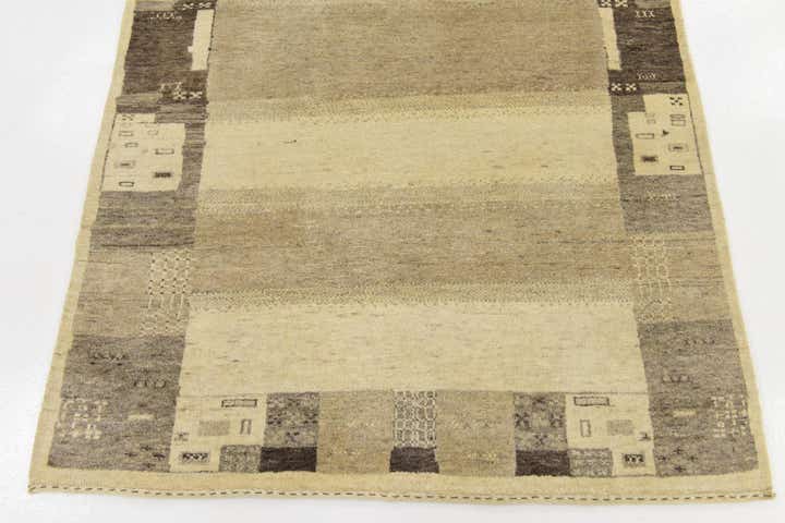 4' x 6' Hand Knotted Kashkuli Gabbeh Wool Rug