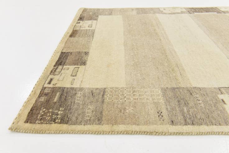 Detail image of 4' x 6' Hand Knotted Kashkuli Gabbeh Wool Rug