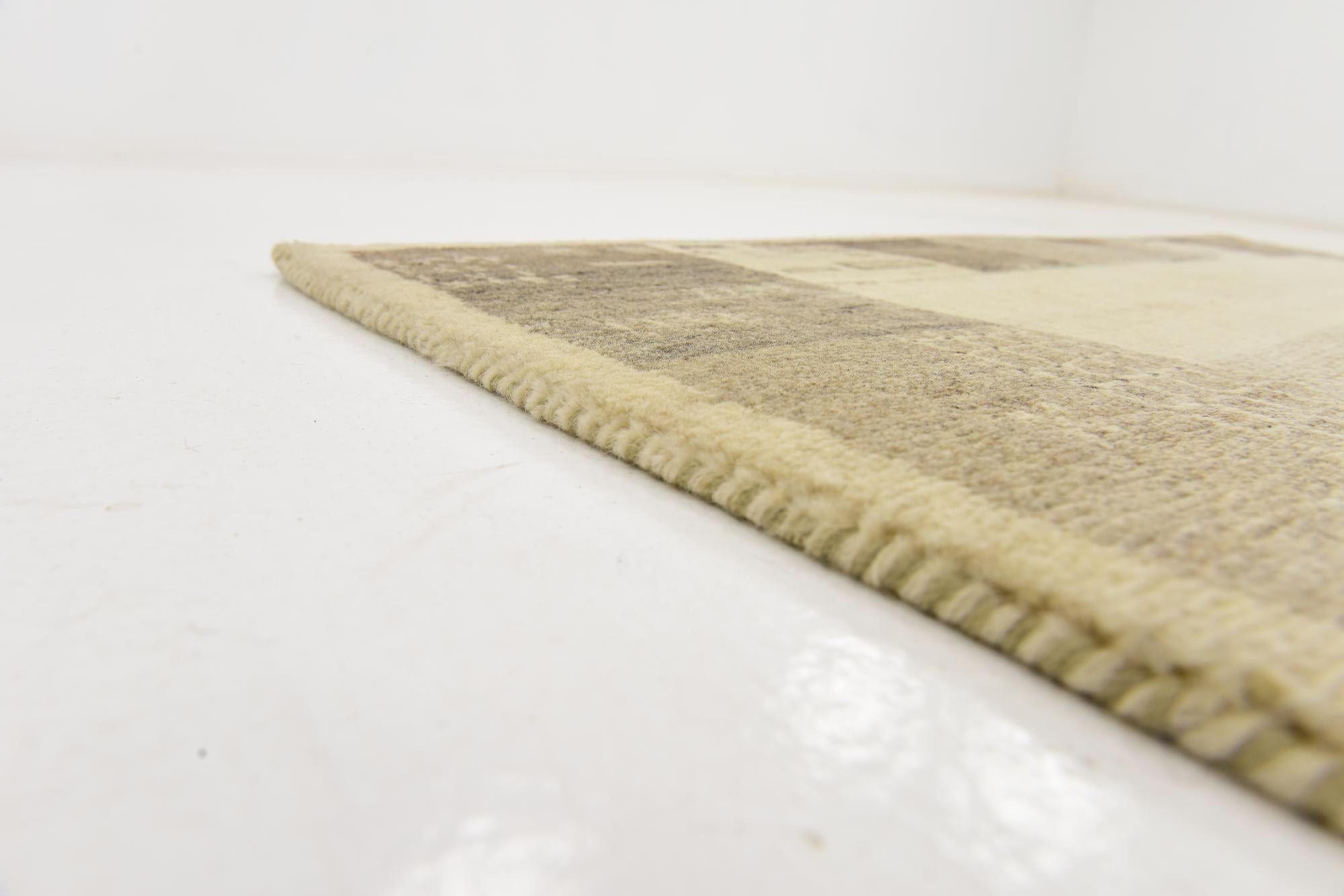 4' x 6' Hand Knotted Kashkuli Gabbeh Wool Rug