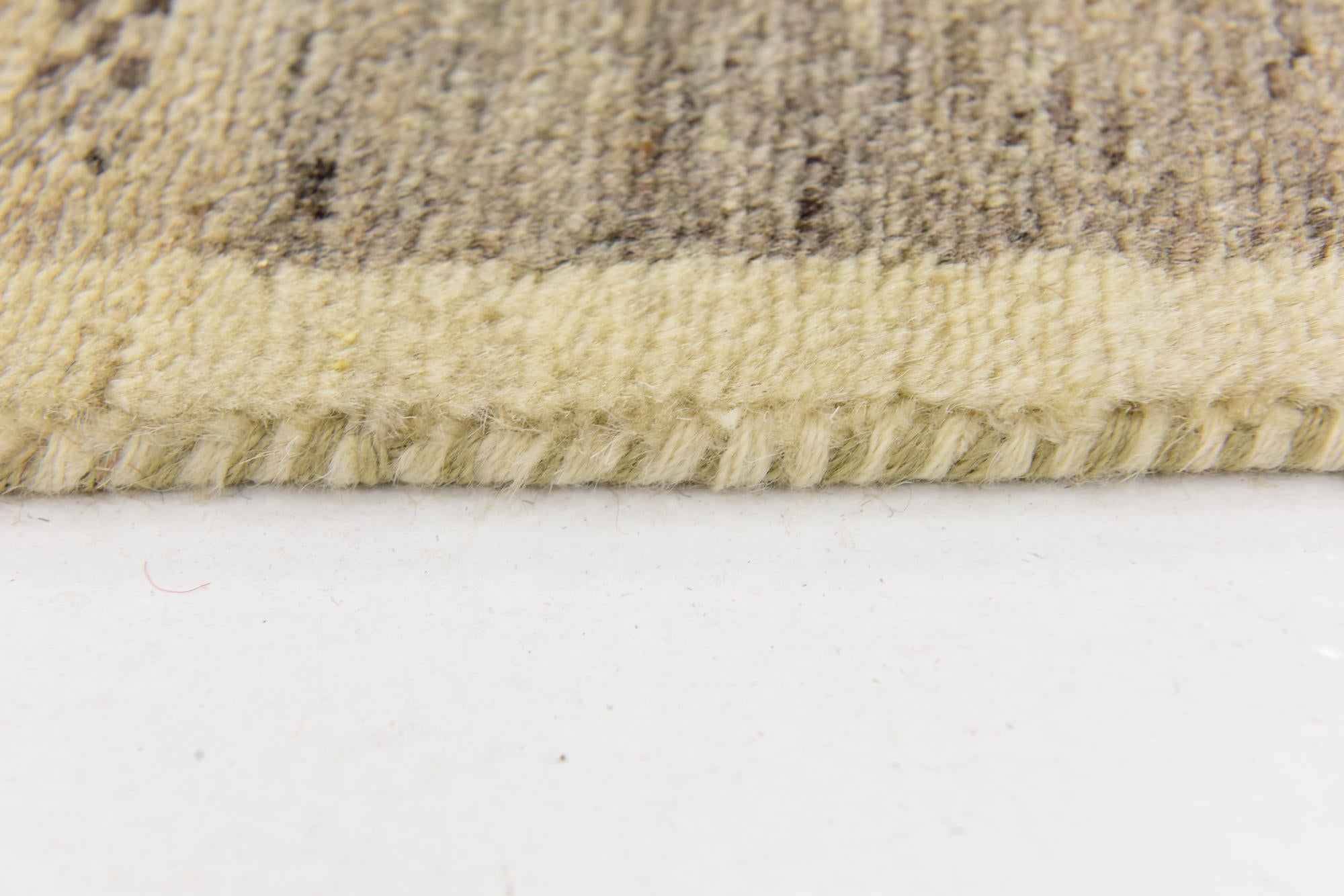 4' x 6' Hand Knotted Kashkuli Gabbeh Wool Rug