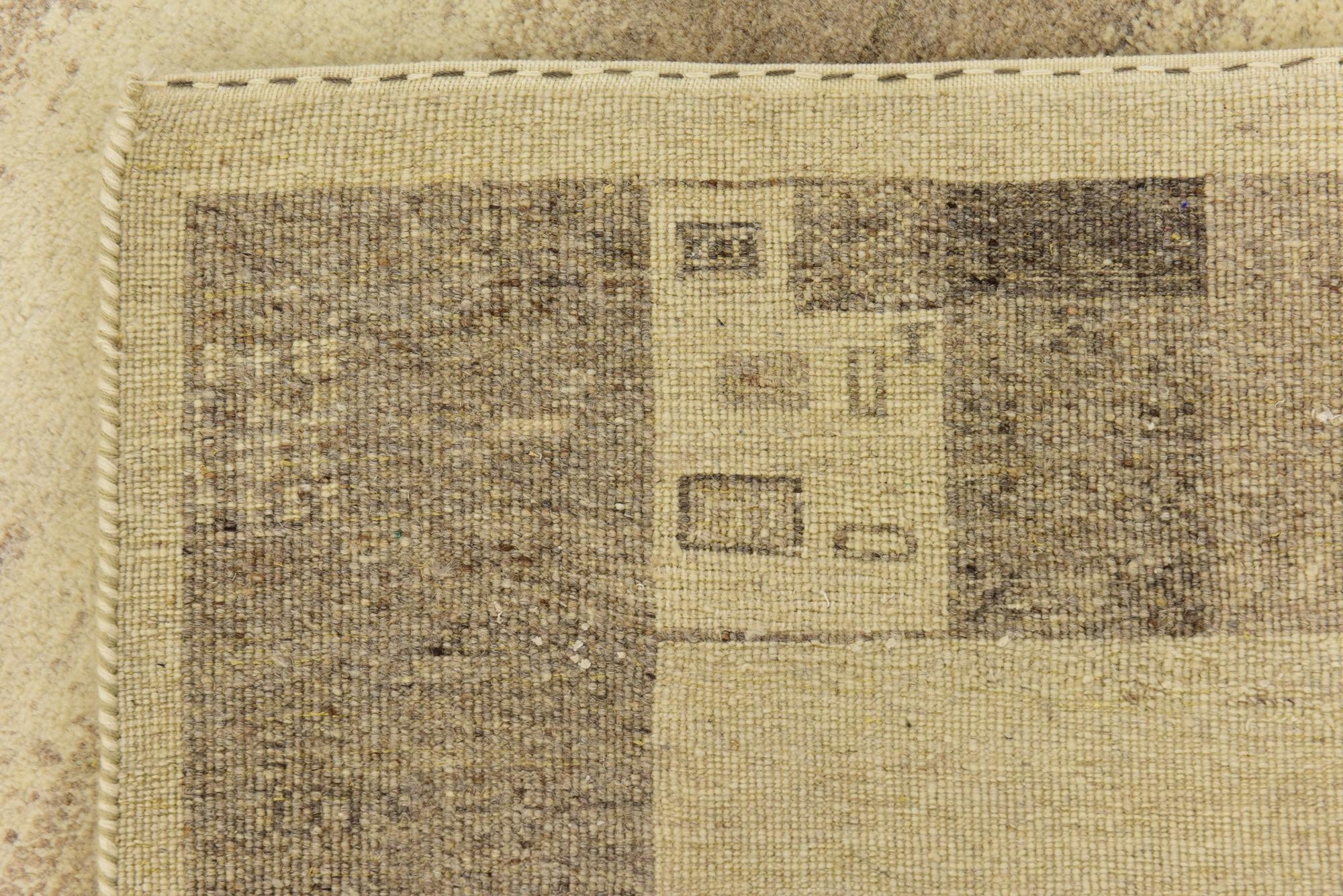 4' x 6' Hand Knotted Kashkuli Gabbeh Wool Rug