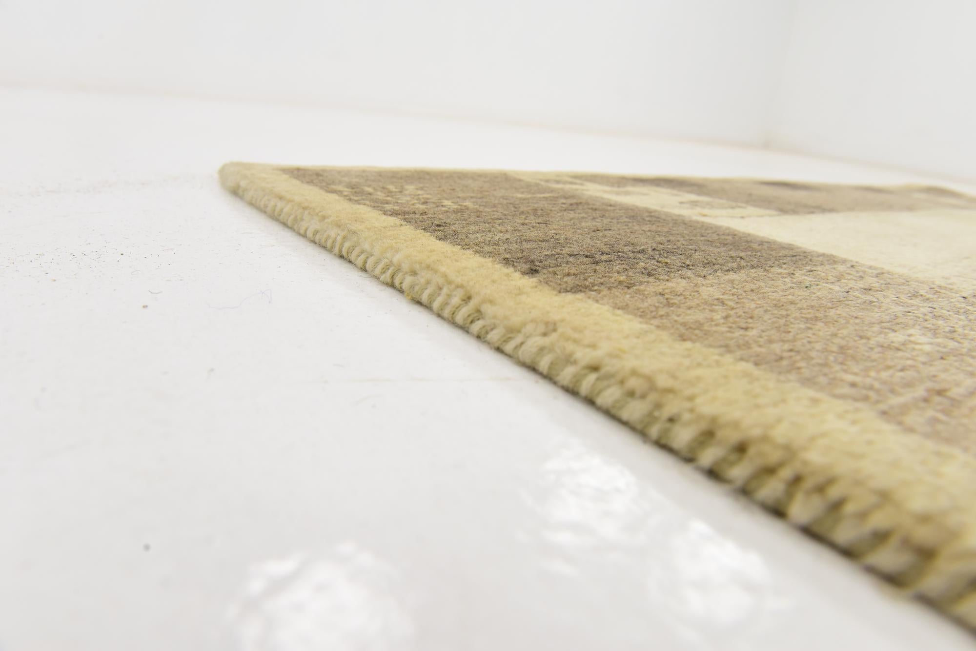 4' x 6' Hand Knotted Kashkuli Gabbeh Wool Rug