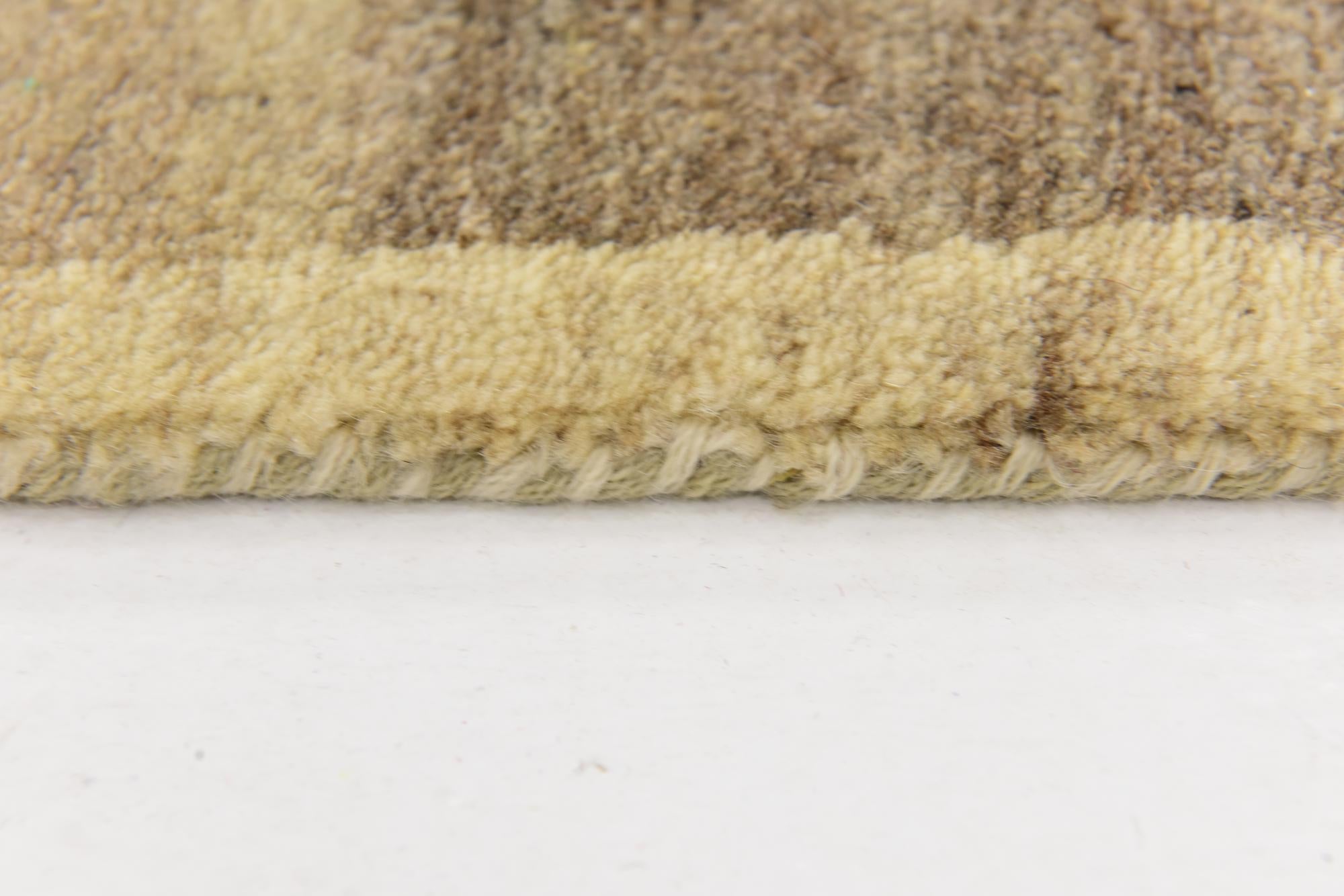 4' x 6' 2 Hand Knotted Kashkuli Gabbeh Wool Rug