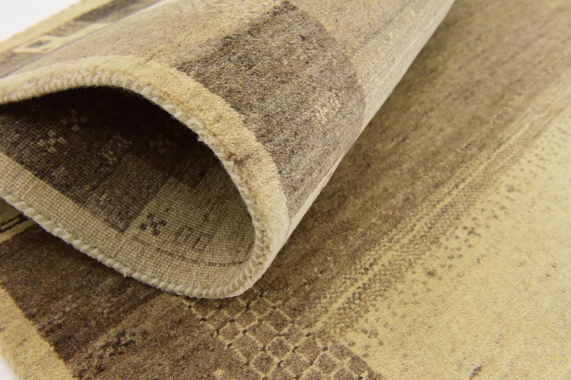 4' x 6' 2 Hand Knotted Kashkuli Gabbeh Wool Rug