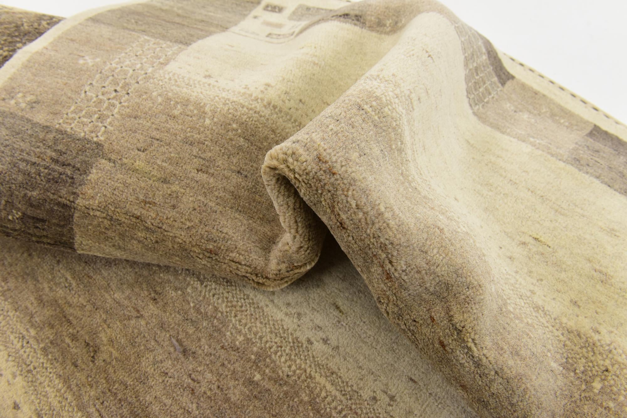 4' x 5' 9 Hand Knotted Kashkuli Gabbeh Wool Rug