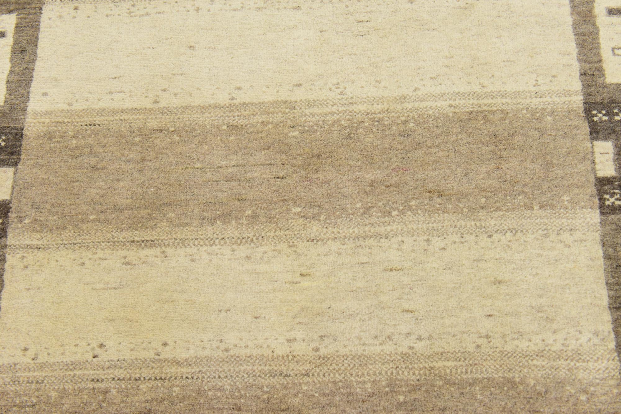 4' x 5' 9 Hand Knotted Kashkuli Gabbeh Wool Rug