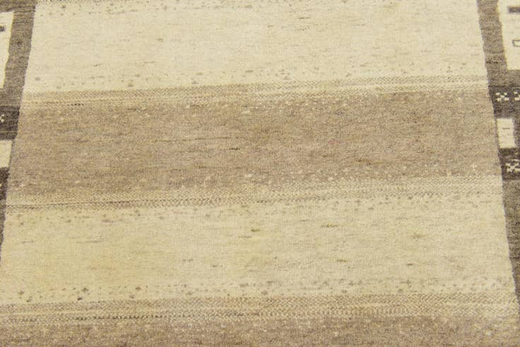 Detail image of 4' x 5' 9 Hand Knotted Kashkuli Gabbeh Wool Rug