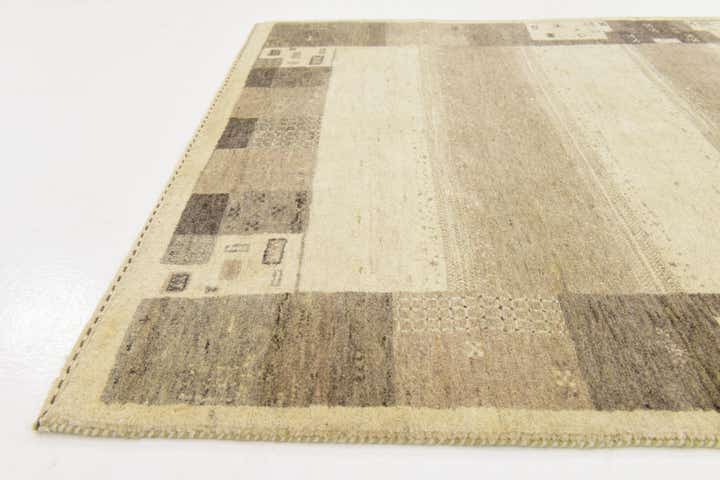 4' x 5' 9 Hand Knotted Kashkuli Gabbeh Wool Rug