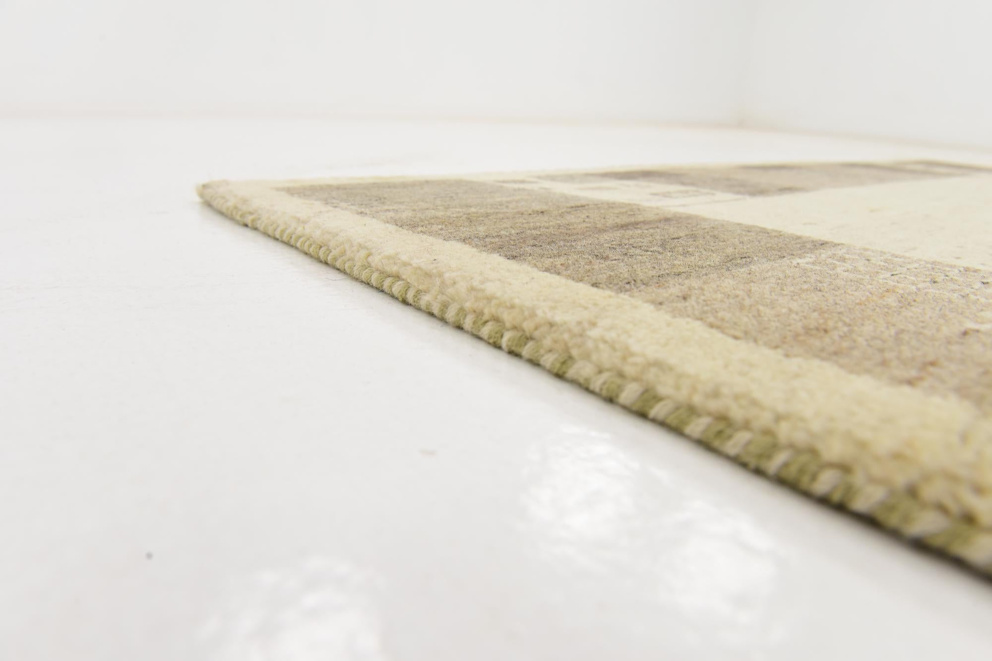 4' x 5' 9 Hand Knotted Kashkuli Gabbeh Wool Rug
