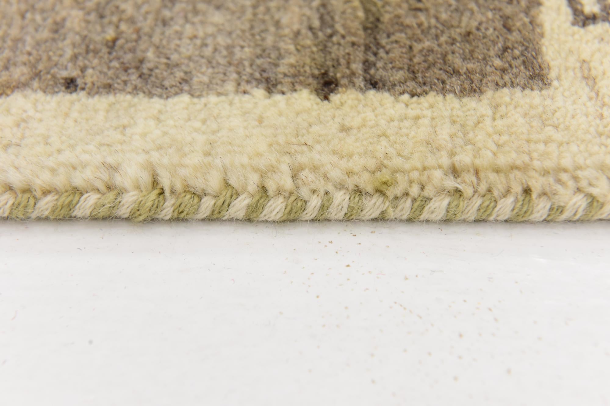 4' x 5' 9 Hand Knotted Kashkuli Gabbeh Wool Rug